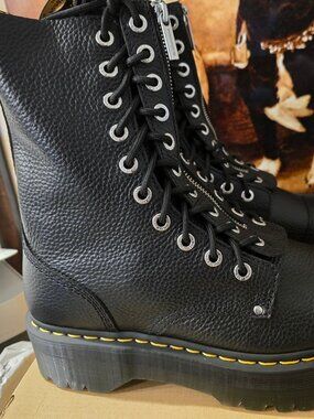 DR. MARTENS SINCLAIR HI MAX MILLED NAPPA LEATHER PLATFORM TWIST Mens 10 US NEW